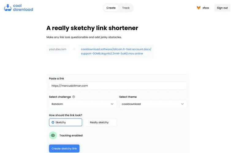 App screenshot